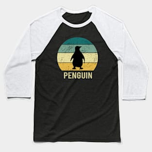 Penguin At Sunset A Gift For Penguins Lovers Baseball T-Shirt